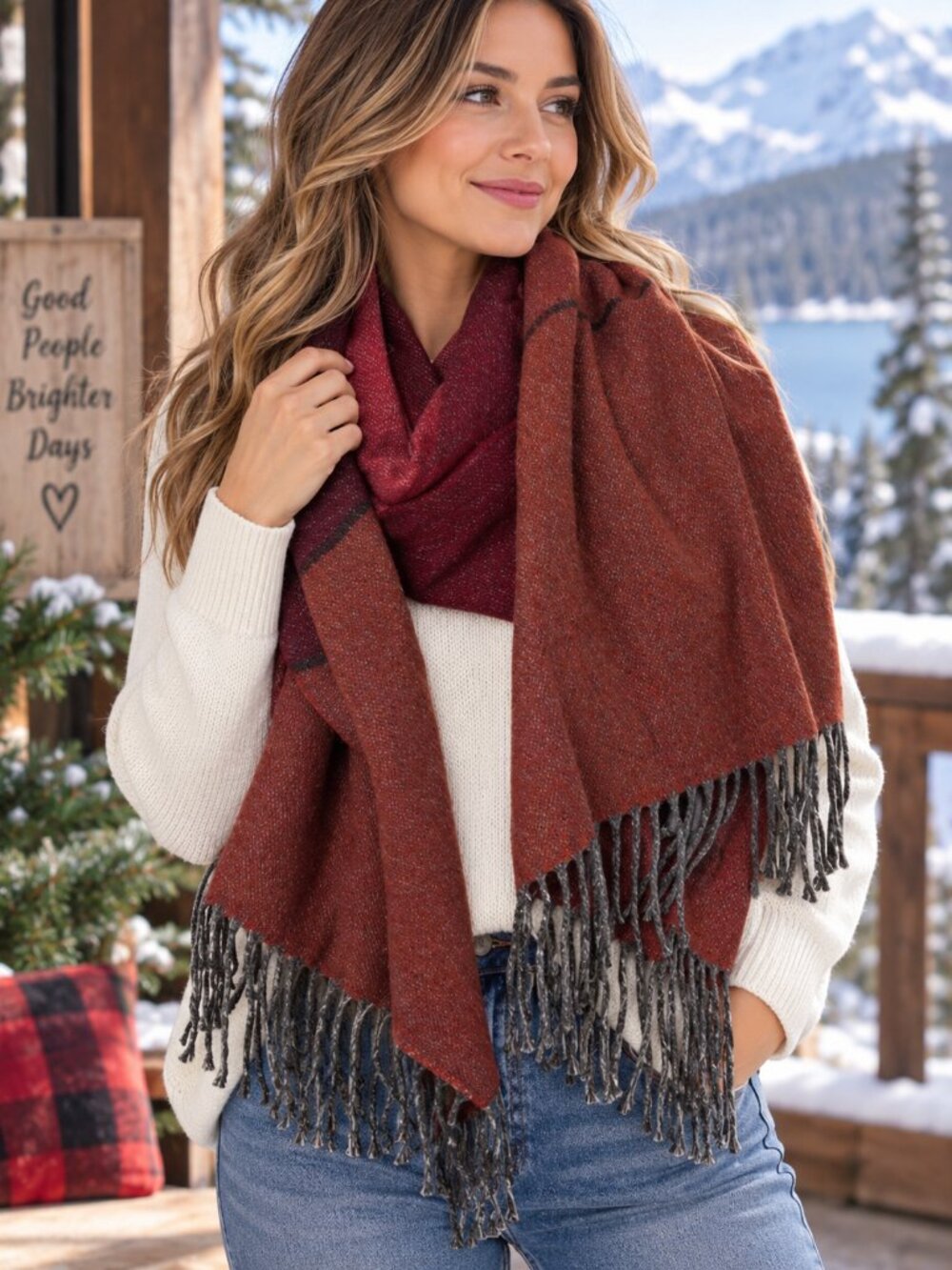 Oversized Blanket Scarf